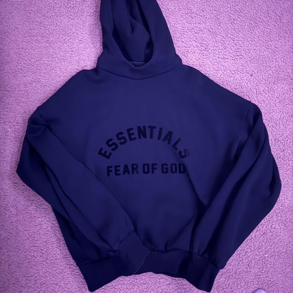 Fear of God Essentials black limo Hoodie